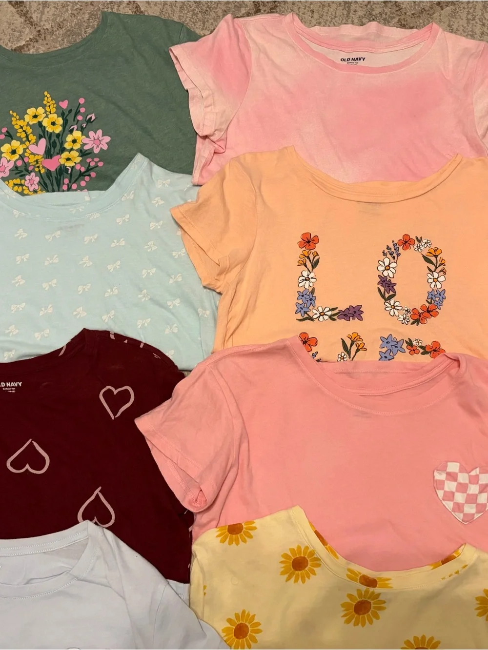 Old Navy lot of Girls Shirts